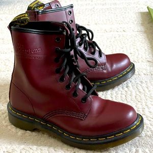 Dr. Martens Burgundy Boots Sz. 5